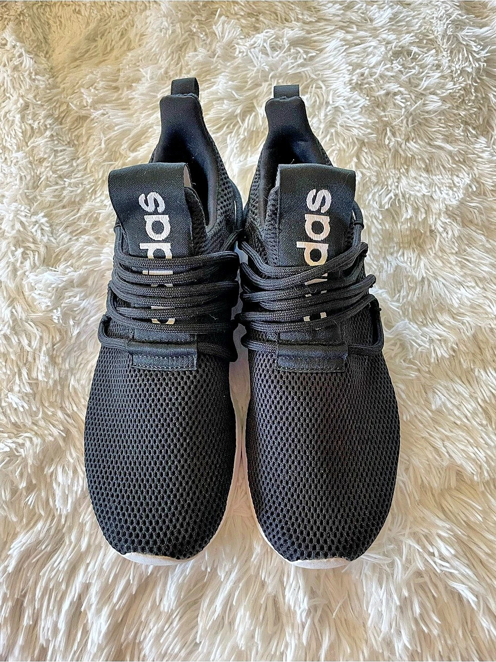 adidas Lite Racer Adapt 3.0 Sneakers Black & White US 10.5